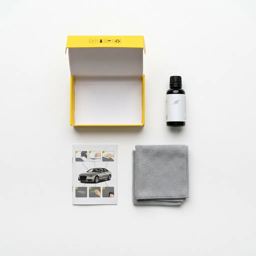 PolishNano CeramiScrub XT complete kit flat lay